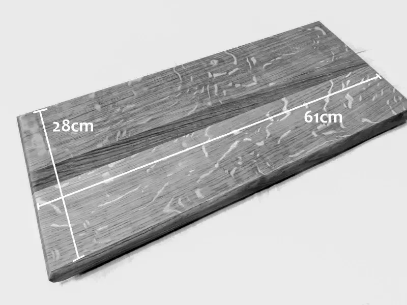 European oak chopping board, photo 3 of 10, as taken