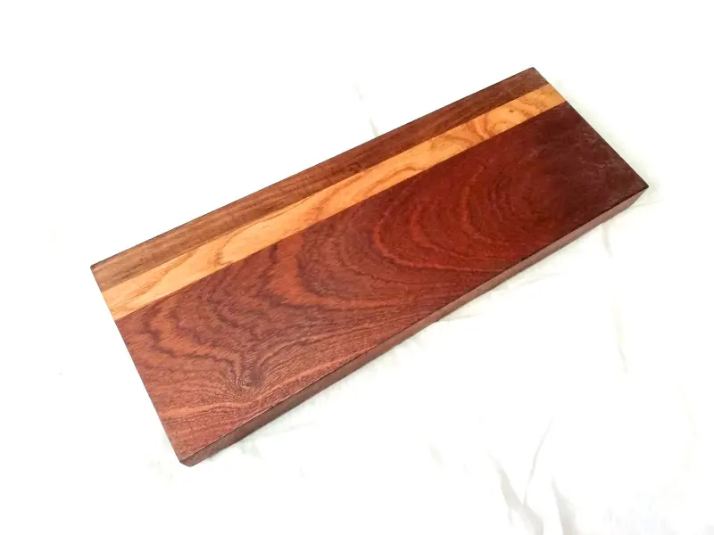 Oak, walnut and sapele cheese board, photo 3 of 8, as taken